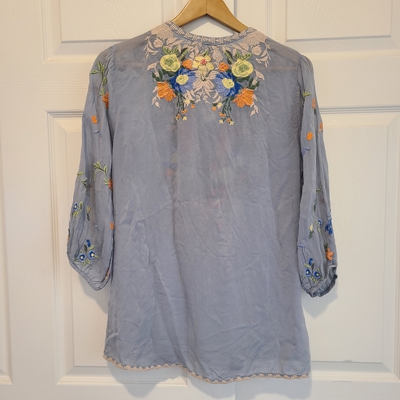 Johnny Was Taifa embroidered top Small - Picture 4 of 5